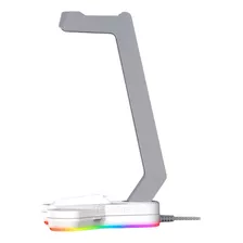 Base Soporte Gamer Para Audífonos Fantech Ac3001s Rgb Blanco