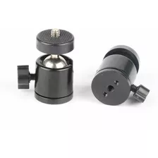 Cabeça De Tripé Mini Ball Head Rosca 1/4 Suporte