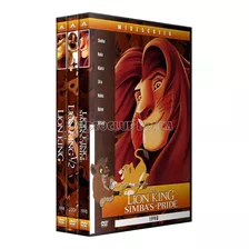 The Lion King Saga Completa Pack 3 Peliculas Colección Dvd