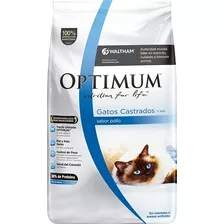 Alimento Optimum Gato Castrados X 3 Kg