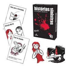 Histórias Sinistras Black Stories 1 Jogo De Enigmas Macabros