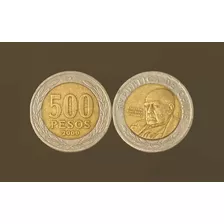 Moneda 500 Año 2000 Chile