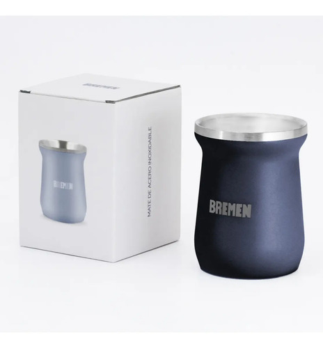 Mate Térmico Bremen De Acero Inoxidable Con Doble Pared 180ml Azul Azul 8625