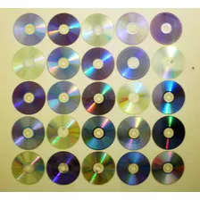 Lote De 100 Cd/dvd Musica P/ Artesanato E Decoração 