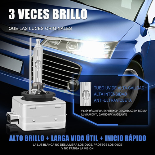 Focos De Coche D1s D1c D1r Hid Xenon Faros Kits 6000k Blanco Foto 8