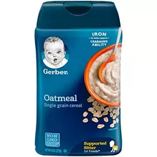 Gerber Singlegrain Oatmeal Baby Cereal 8 Oz Paquete De 6