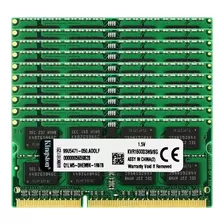 Kingston Memoria Ram Ddr3 8gb 1600mhz Laptop Intel Amd