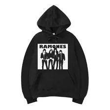 Polerón Con Capucha, Diseño Banda Ramones Punkrock, Legograf