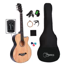 Eléctrica Guitarra Acústica Clasica De 38 Inch Y Accesorios