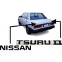 Emblema De Nissan Pegable Resistente Verde 