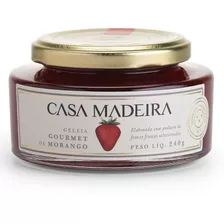 Geleia Morango Casa Madeira Vidro 240g