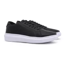 Sapatênis Sneaker Masculino Moda Impulse Em Couro Legítimo