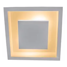 Plafon Luz Indireta 50x50cm Embutir Para Lâmpadas E27 St679 Cor Branco 1110v/220v (bivolt)