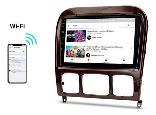 Mercedes Benz Clase S 2001-2005 Carplay + Android Gps Radio Foto 6