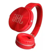 Fone De Ouvido Bluethooth Sem Fio Rádio Mp3 J-950 Cor Vermelho