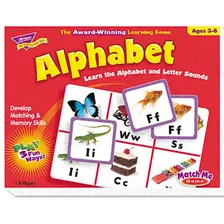 Tarjeta Didactica - Trend Alphabet Match Me Puzzle Game, Age