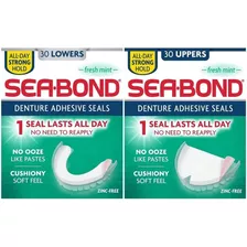 Sea-bond Dentaduras Postizas Calcomanía Seals Bundle 30 Pala
