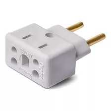 Adaptador Tomada Para Pino Grosso - Kit Com 5 Unidades 110v/220v