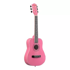 Violão Acústico Rosa 1/2 Infantil Kids Tagima Cordas Nylon