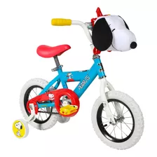 Bicicleta Infantil Rodado 12 Con Llantitas Snoopy Peanuts 