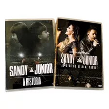Dvd Sandy E Junior A História + Nossa História 2020