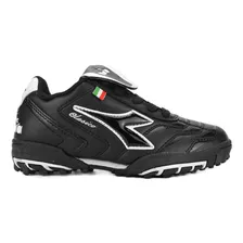 Botin Diadora Clasico Tf Kids (negro/blanco)