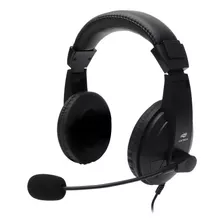 Fone Usb Com Microfone C3tech Voicer Comfort Ph-320bk