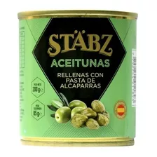 Aceitunas Rellenas C/ Pasta De Alcaparras X200g Stabz