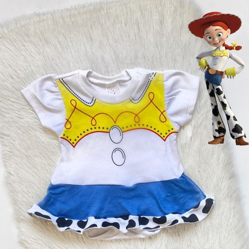 Body De Bebê Infantil Personagens Fantasia Jessie Toy Story