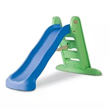 Resbaladero Plegable Azul Y Verde Para Niños - Little Tikes