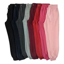 Pacote Com 5 Calça Moletom Feminino Calça Moletinho Infantil