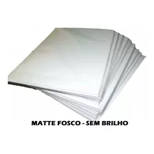 50 Folhas Papel Fotográfico Matte 230g A3 Dupla Face Fosco Cor Branco