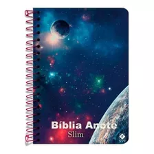 Bíblia Anote Slim | Nvt | Capa Dura Espiral | Universo