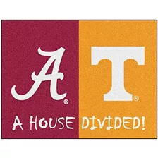 Fanmats 18673 Ncaa House Dividido Alabama / Tennessee House