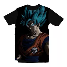 Camiseta/camisa Goku Kakaroto - Sayajin Blue Dragon Ball