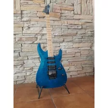 Guitarra Electrica Ltd Mh 103 Qm Standard Blue 