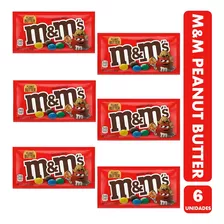 Chocolate M&m Sabor Peanut Butter (pack 6 Unidades)