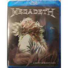 (2022) Megadeth - A Night In Buenos Aires (blu-ray, Nuevo)