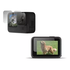 Película Vidro Lente Tela Lcd Proteção Gopro Hero 9 Black