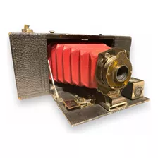 Cámara Antigua Plegable Brownie Kodak No 2a Red Bellows 1909