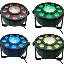 Kit 4x Canhão 120 Watts 10 Led Rgb+w Dmx Jogo Luz Festa 