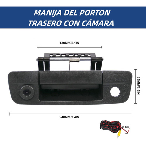 Cmara De Reversa Para Dodge Ram 1500 2500 3500 2009-2017 Foto 8