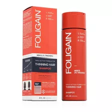  Foligain Shampoo Triple Acción Para Hombres Con 2% Trioxidil