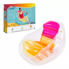 Flotador Para Piscina Swimways, Con Resplandor Portavasos