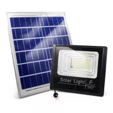 Reflector Solar Led Con Panel Solar 200w Para Exteriores