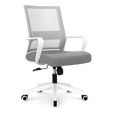 Silla De Escritorio Oficina Lumax Ryan - Gris/blanco