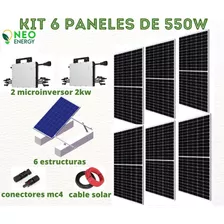 Kit Solar 6 Paneles 