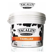 Dulce De Leche Familiar Vacalin Balde X 4 Kg