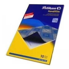 Papel Carbonico Pelikan Handifilm Oficio X 10 Hojas Color Azul