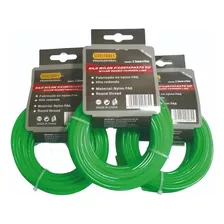 Pack 3 Nylon P/ Orilladora Rd Para Pasto 2.5mm X 15mts. 